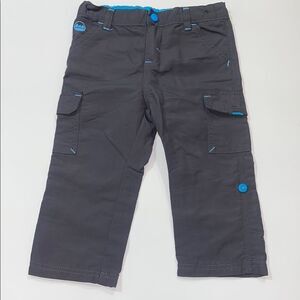 Toddler Outdoor Performance Roll-Up Pants Gray Kids Cargo Pants Shorts Size 2T